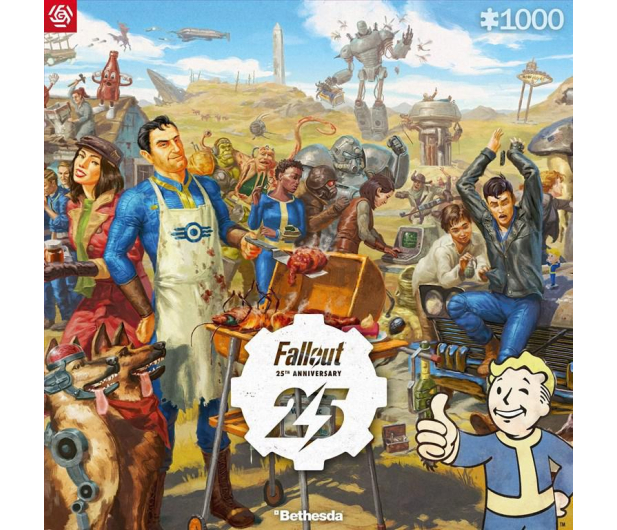 Merch Fallout 25th Anniversary Puzzles 1000 - 1124835 - zdjęcie
